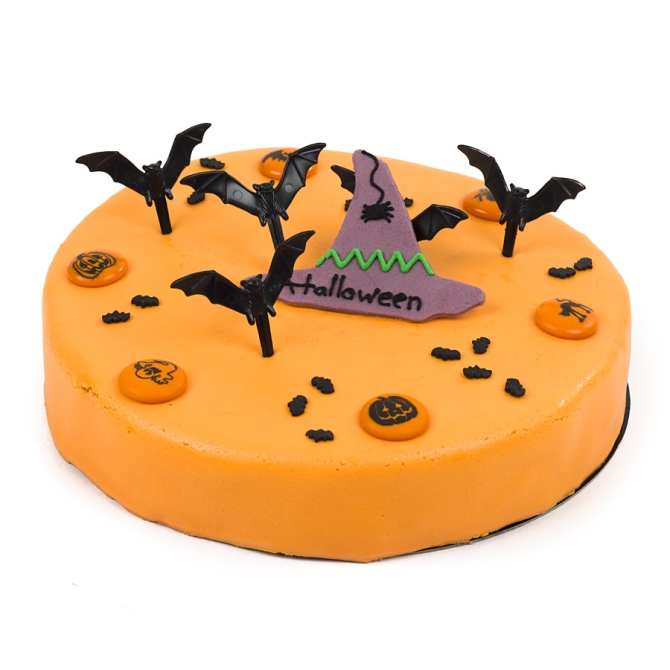 Gteau Halloween Chapeau Sorcire  22 cm,  8 / 10 parts 