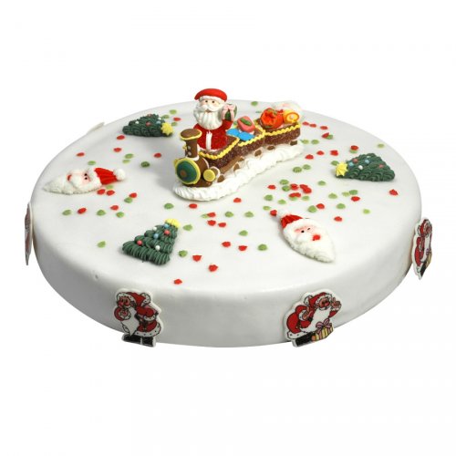 Gateau Pere Noel O 28 Cm 12 14 Parts Pour L Anniversaire De Votre Enfant Annikids