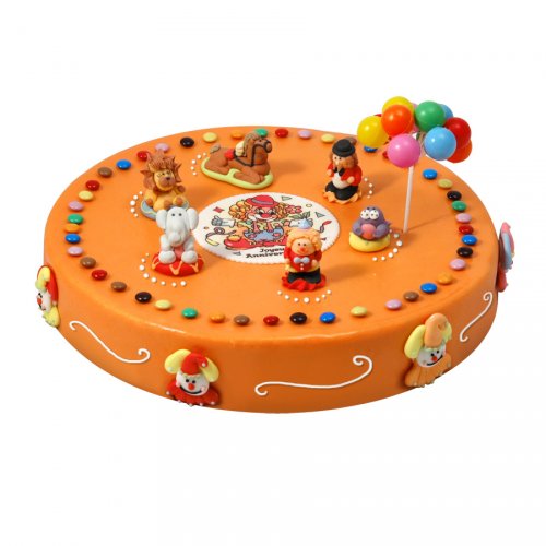 Gateau Cirque O 28 Cm 12 14 Parts Pour L Anniversaire De Votre Enfant Annikids