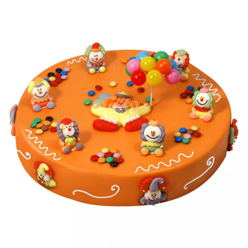 Gateau Clown O 28 Cm 12 14 Parts Pour L Anniversaire De Votre Enfant Annikids