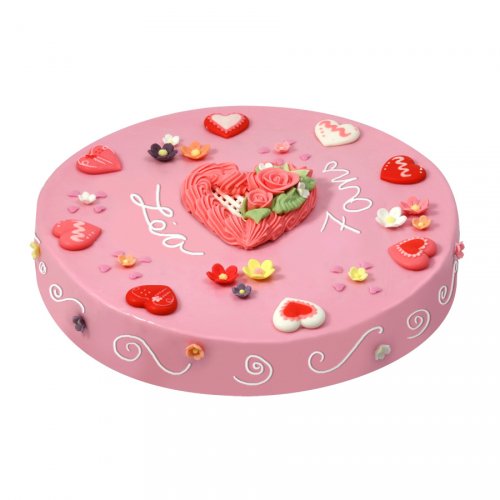 Gateau Coeur O 28 Cm 12 14 Parts Pour L Anniversaire De Votre Enfant Annikids