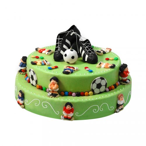 Gateau Foot Double 24 Parts Pour L Anniversaire De Votre Enfant Annikids