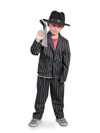 Dguisement De La Mafia Junior Taille 3-5 ans