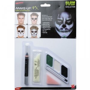 Set Maquillage Squelette Phosphorescent