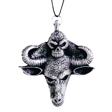 Collier Mdaillon Satanique 