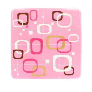 8 Assiettes Carr Rose Vintage Maxi