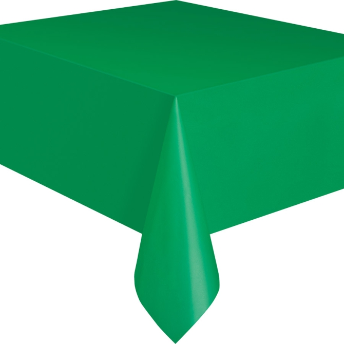 Nappe Unie Vert Emeraude - Plastique 