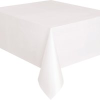 Nappe Unie Blanc - Plastique