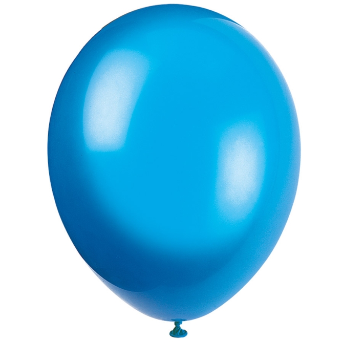 50 Ballons Crystal Bleu Marine 
