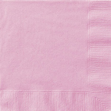 20 serviettes roses Ple 