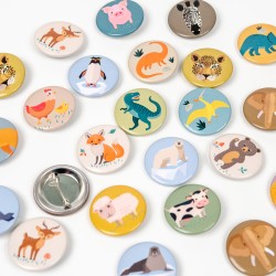 6 badges Animaux. n3
