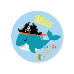 Badge  personnaliser - Pirate Ahoy!. n1