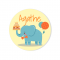 Badge à personnaliser - Jungle Happy Birthday images:#1