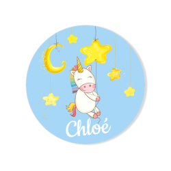 Badge  personnaliser - Licorne Baby. n1