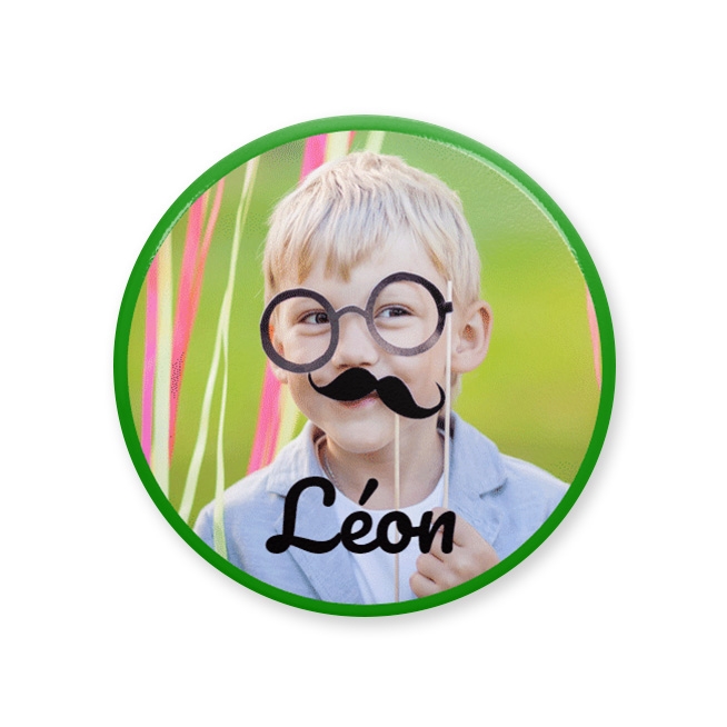 Badge  personnaliser - Photo Garon 