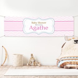 Bannire  personnaliser - Baby Shower Fille. n1