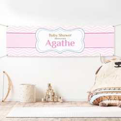 Bannire  personnaliser - Baby Shower Fille. n1