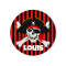 Badge à personnaliser - Pirate Tête de Mort images:#0