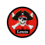 Badge  personnaliser - Pirate Tte de Mort