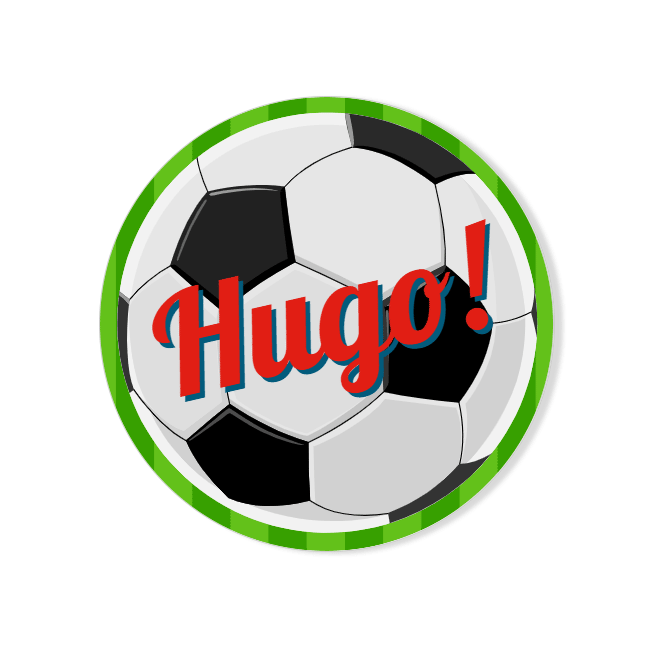 Badge  personnaliser - Ballon de Foot 