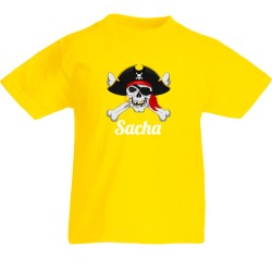 T-shirt  personnaliser - Pirate Tte de Mort. n3