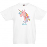 T-shirt à personnaliser - Tête de Licorne