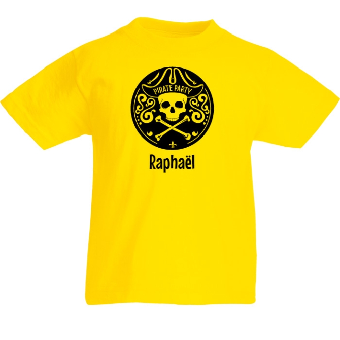 T-shirt  personnaliser - Emblme Pirate 