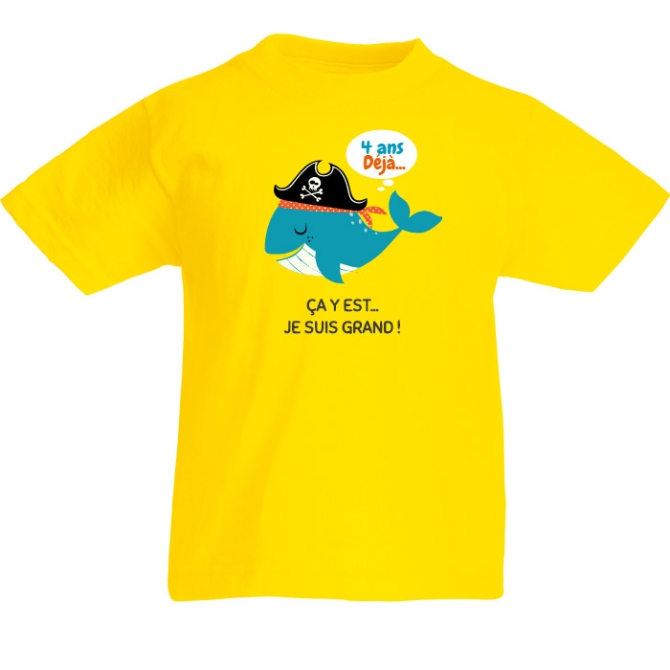 T-shirt  personnaliser - Baleine Ahoy! 