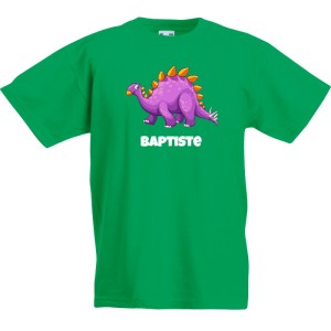 T-shirt  personnaliser - Dino Violet