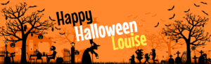 Bannire  personnaliser - Halloween Silhouette