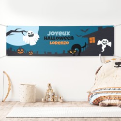 Bannière à personnaliser - Halloween Maison Hantée. n°1