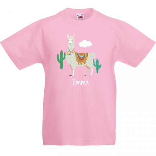 T Shirt A Personnaliser Lama Pour L Anniversaire De Votre Enfant Annikids
