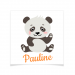 8 Tatouages à personnaliser - Panda. n°1