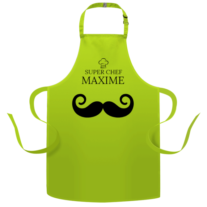 Tablier enfant à personnaliser - Moustache 