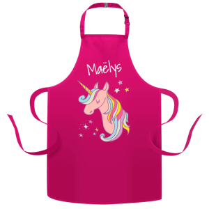 Tablier enfant  personnaliser - Licorne