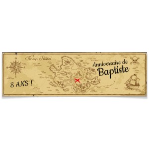 Bannire  personnaliser - Carte aux Trsors