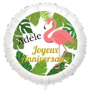 Ballon  personnaliser - Flamant Rose