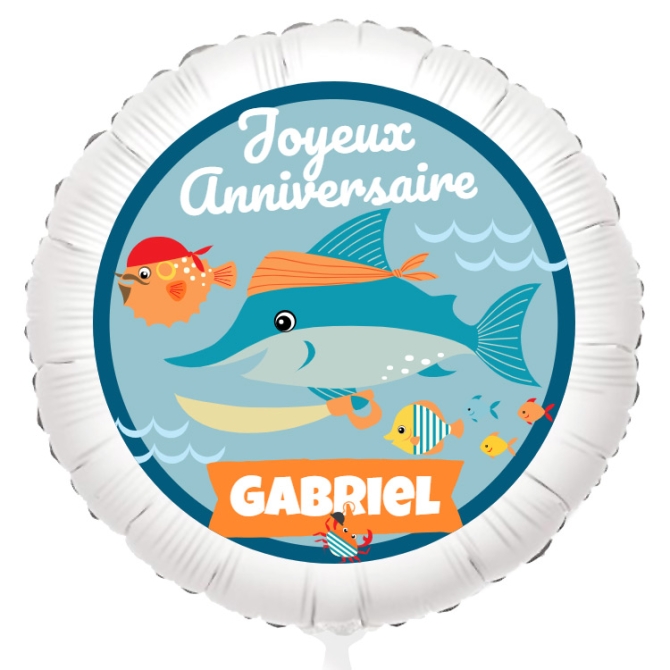 Ballon  personnaliser - Pirate Ahoy! 