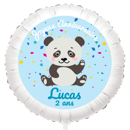 Ballon Panda Gonfle A L Helium 55 Cm Pour L Anniversaire De Votre Enfant Annikids