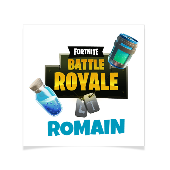 8 Tatouages  personnaliser - Battle Royale Fortnite 