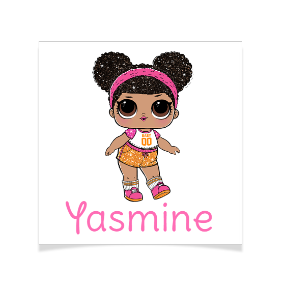 8 Tatouages  personnaliser - Lol Surprise Yasmine 