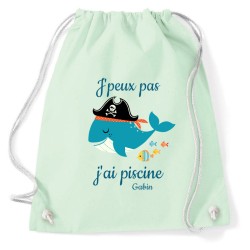 Sac d activits  personnaliser - Baleine. n1