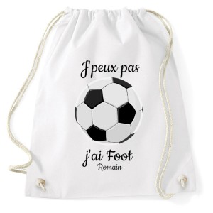 Sac d'activits  personnaliser - Foot