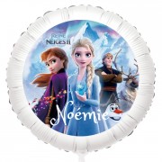 Ballon Reine des Neiges - Gonflé à l'Hélium 55 cm