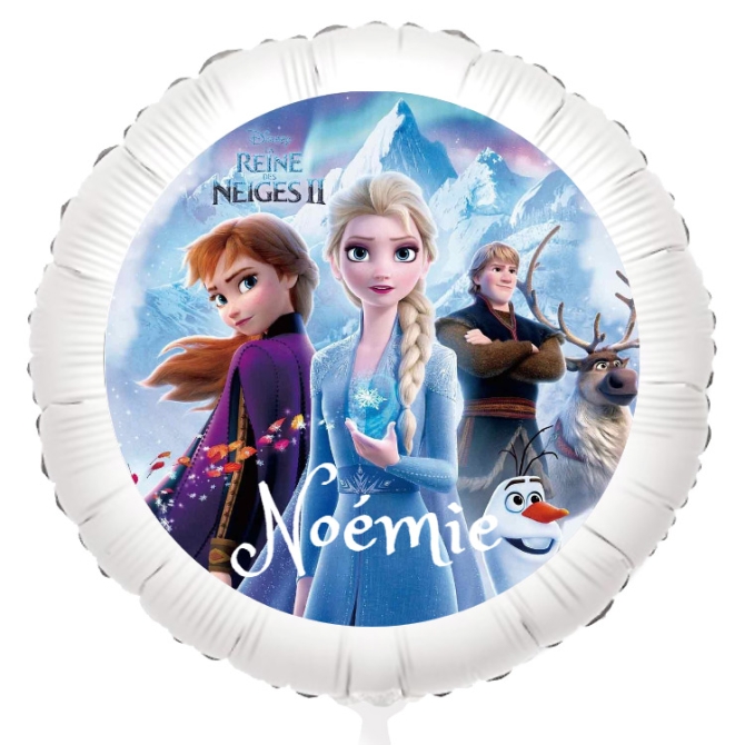 Ballon  personnaliser - Reine des Neiges 