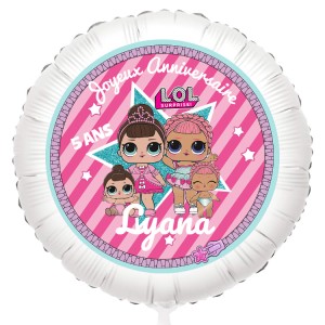 Ballon  personnaliser - Lol Surprise