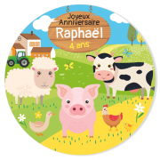 Invitation A Personnaliser Animaux De La Ferme Pour L Anniversaire De Votre Enfant Annikids