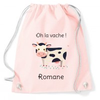 Sac d'activits  personnaliser - Vache