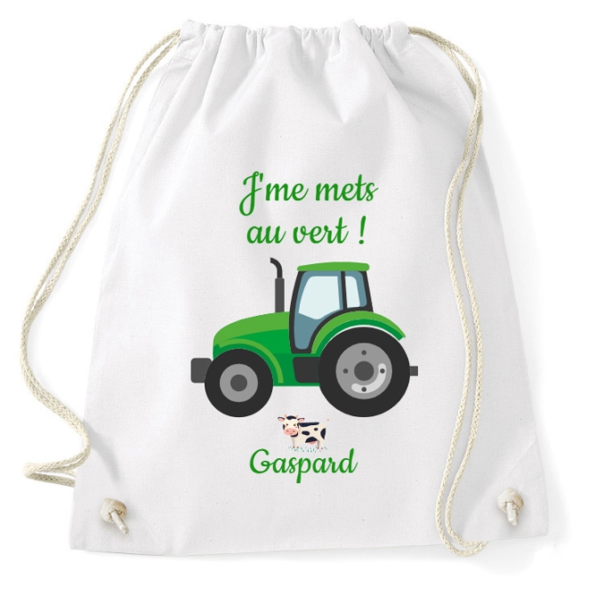 Sac d activits  personnaliser - Tracteur 