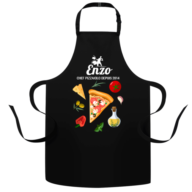 Tablier enfant  personnaliser - Pizzaiolo 